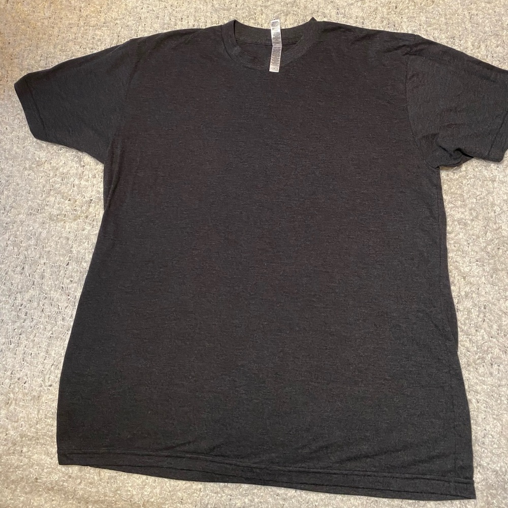 American Apparel Dark Gray Men's Short Sleeve Tee